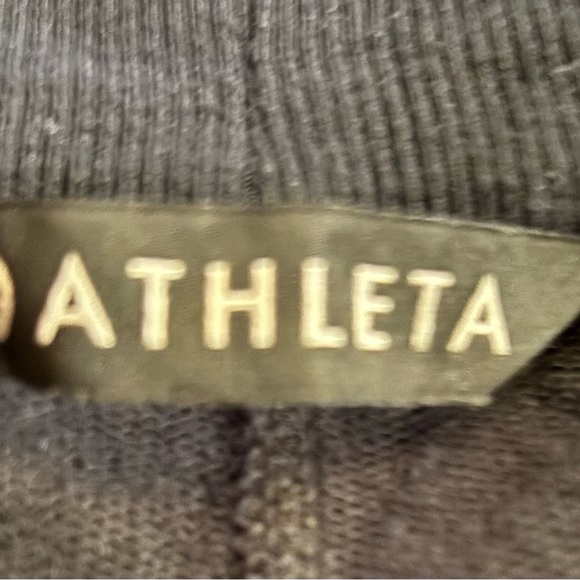 Athleta Black Open Front Cardigan Size M EUC - Picture 7 of 8